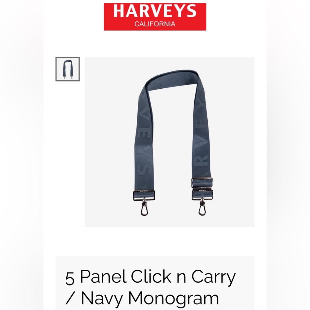 Harveys seatbelt Blue Adjustable Strap - Picture 7 of 8